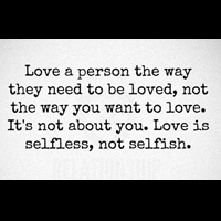 Selfish love